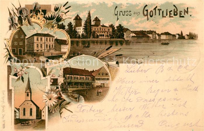 Gottlieben Schule Waaghaus Kirche