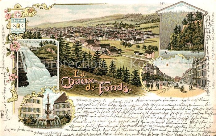 La Chaux-de-Fonds Saut du Doubs Rue Leopold Robert Pavillon des Sonneurs Doubs