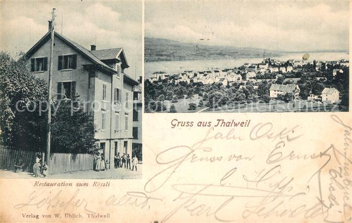 Thalwil Restauration zum Roessli