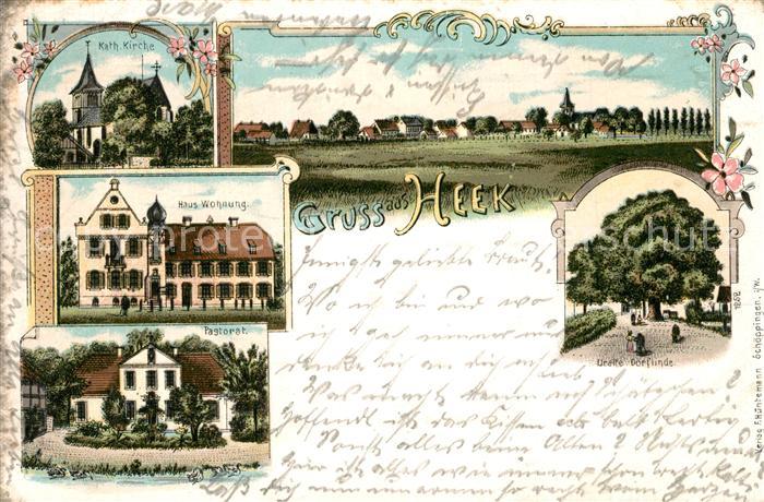 Heek Borken Kath Kirche Haus Wohnung Pastorat Alte Dorflinde