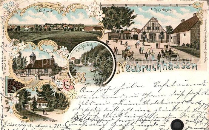 Neubruchhausen Panorama Tepes Gasthof Muehlenteich kapelle Oberfoersterei