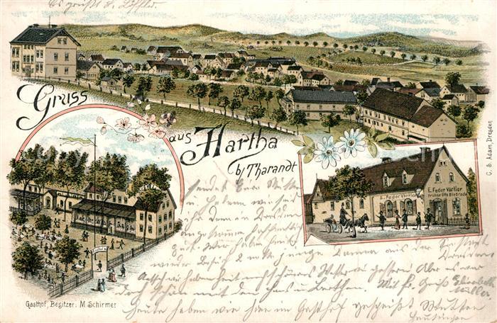 Hartha Tharandt Panorama Gasthof Kaufladen