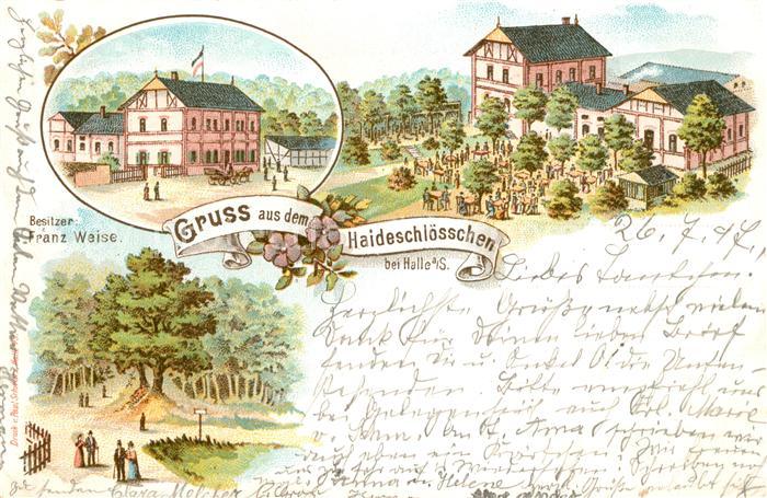 Halle Saale Haideschloesschen Park
