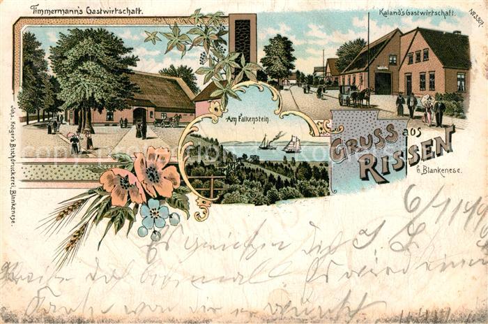 Rissen Thimmermanns Gastwirtschaft Am Falkensteig Kalands Gastwirtschaft