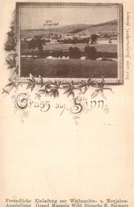 Sinn Hessen Hotel Sinner Hof Panorama