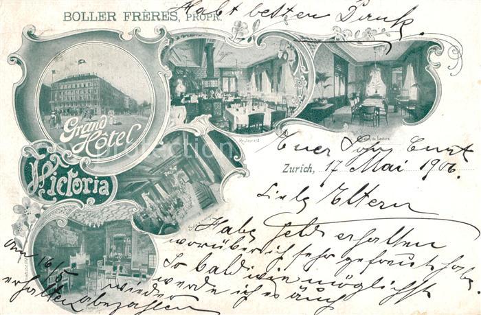 Zuerich ZH Grand Hotel Victoria