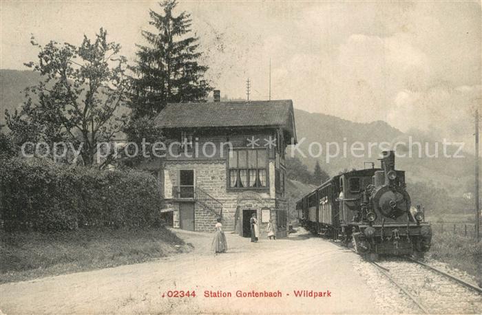 Zuerich ZH Bahnstation Gontenbach Wildpark