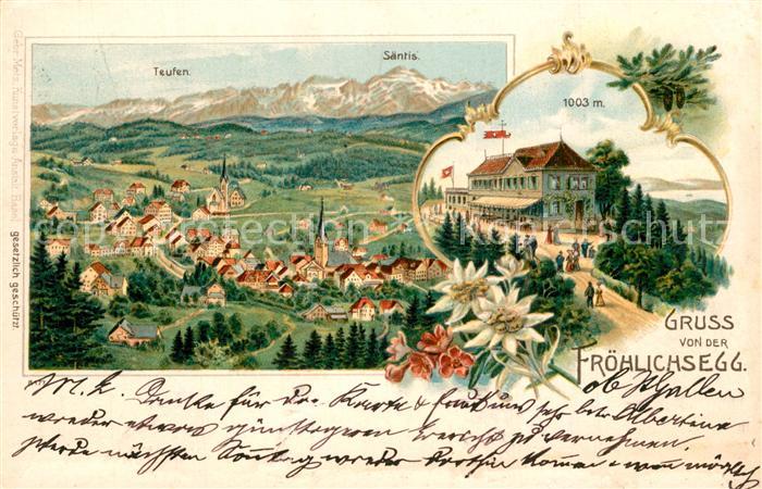 Teufen AR Froehlichsegg Saentis