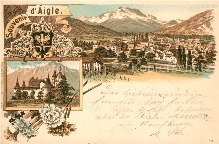 Aigle VD Le Chateau Panorama