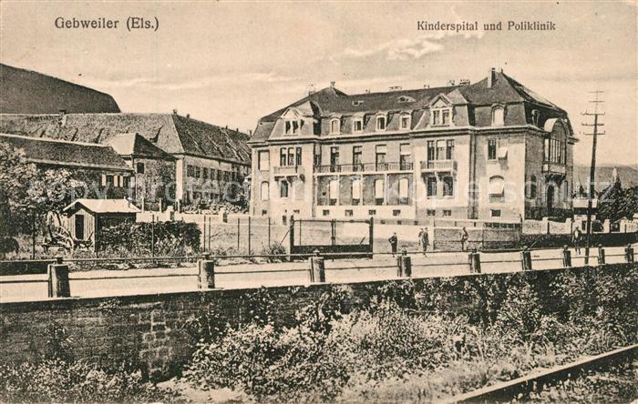 Gebweiler Elsass Kinderspital und Poliklinik