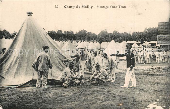 Camp de Mailly Montagne d’une Tente