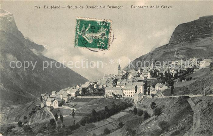 Dauphine Route de Grenoble a Briancon Panorama d
