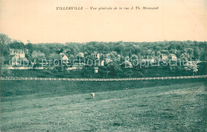 Villerville sur Mer Vue generale de larue J Th Monsaint