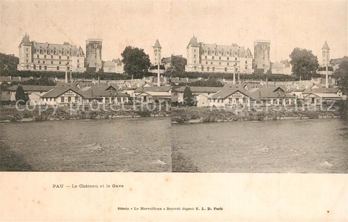 Pau 64 Le Chateau et le Gave