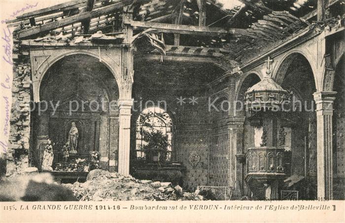 Verdun Meuse La Grande Guerre 1914-15 Interieur de l