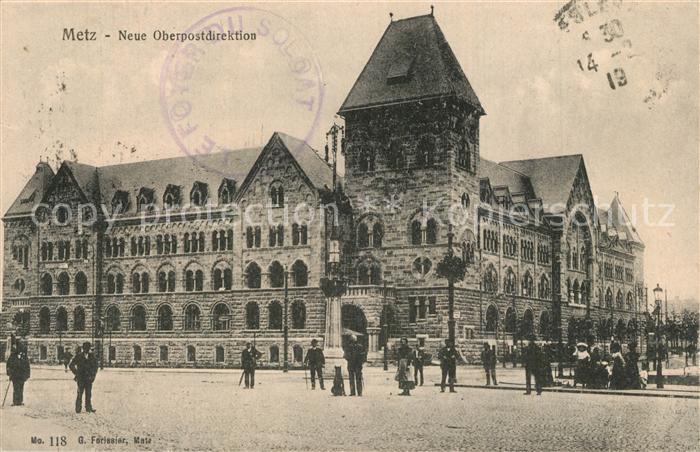 Metz  57 Moselle Neue Oberpostdirektion