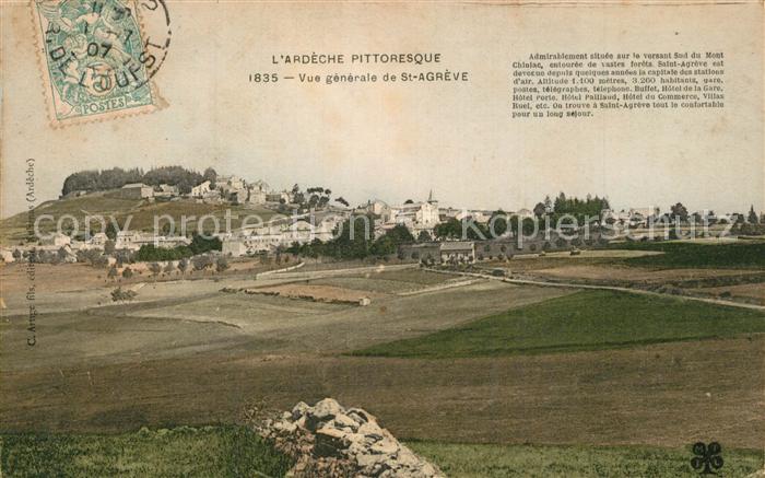 Saint-Agreve Vue generale
