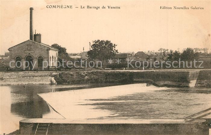 Compiegne Oise Le Barrage de Venette