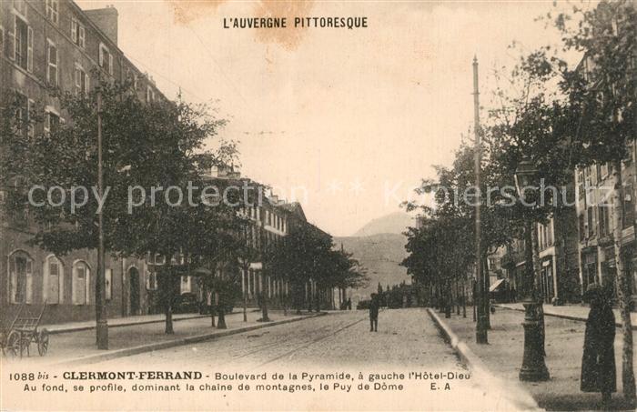 Clermont Ferrand Puy de Dome Boulevard de la Pyramide