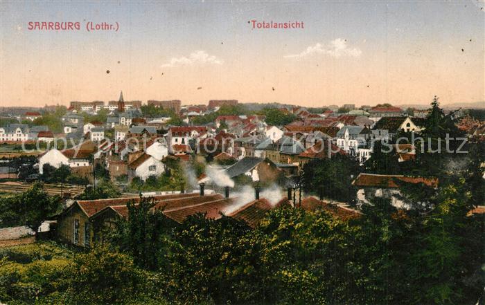 Saarburg Lothringen Totalansicht