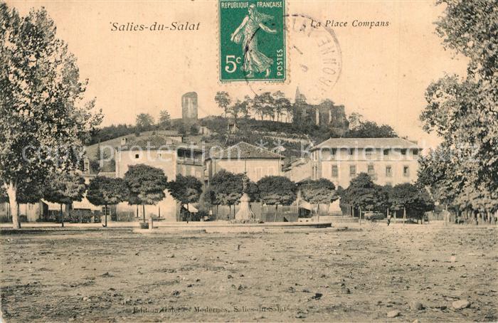 Salies-du-Salat La Place Compans