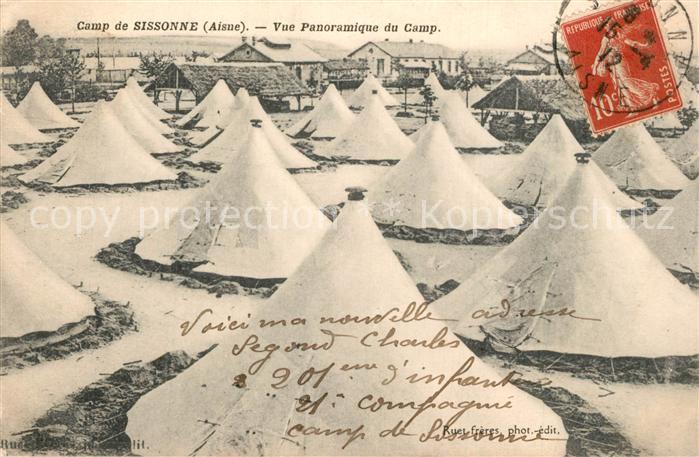 Camp de Sissonne Vue panoramique du Camp