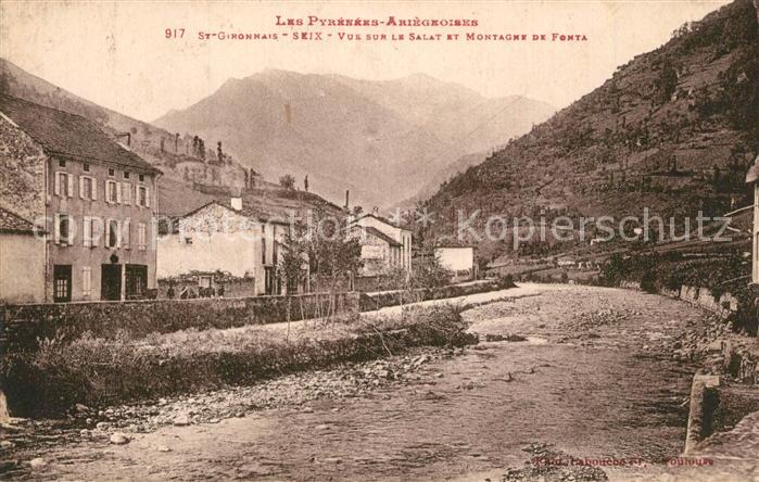 Saint Gironnais Vue sur le Salat et Montagne de Fonta