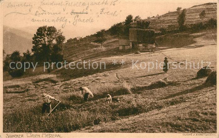 Wasen Kahler  Elsass Silacker Metzeral