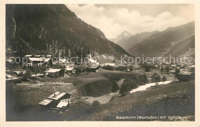 Gaschurn Vorarlberg mit Valluela