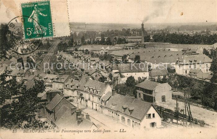 Beauvais 60 Vue panoramique vers Saint Jean