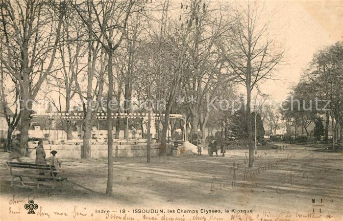Issoudun Indre Les Champs Elysees le Kiosque