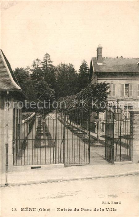 Meru Oise Entree du Parc de la Ville