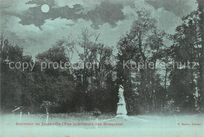 Luneville Vue interieure des Bosquets