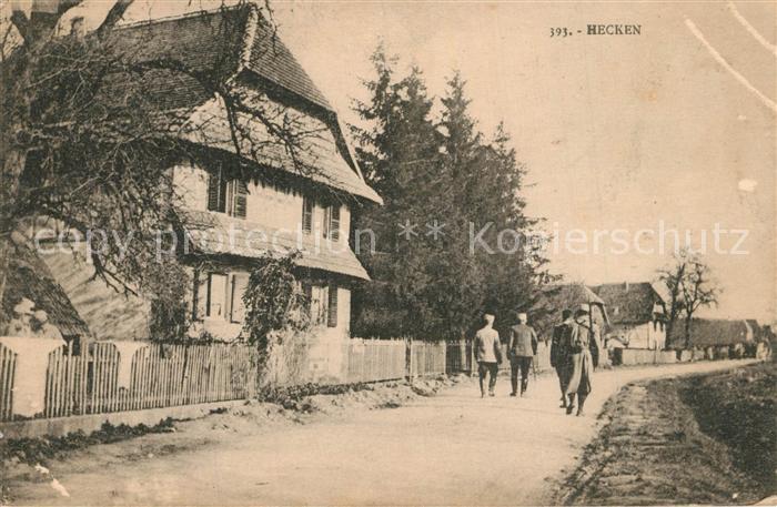 Hecken Haut-Rhin Ortspartie