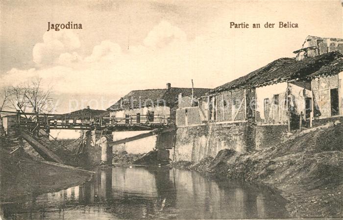 Jagodina Jagodiena Partie an der Belica