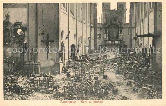 Zonnebeke Kerk al binnen