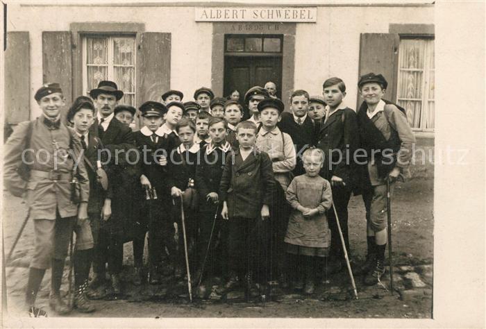 Wintzenheim Winzenheim Elsass Schulklasse Gruppenaufnahme