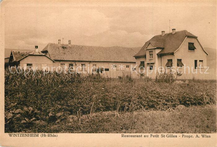 Wintzenheim Winzenheim Elsass Restaurant au Petit St Gilles