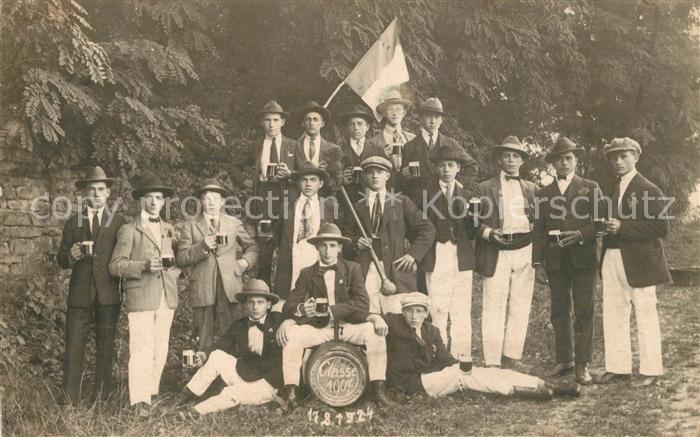 Wintzenheim Winzenheim Elsass Gruppenaufname Classe von 1907