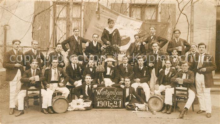 Wintzenheim Winzenheim Elsass Schulklasse 1901 bis 1921