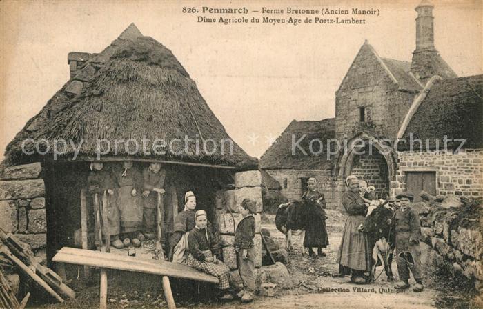 Penmarch Ferme Bretonne Dime Agricole du Moyen Age de Portz Lambert