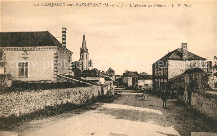 Les Cerqueux-sous-Passavant Arrivée de Vibiers