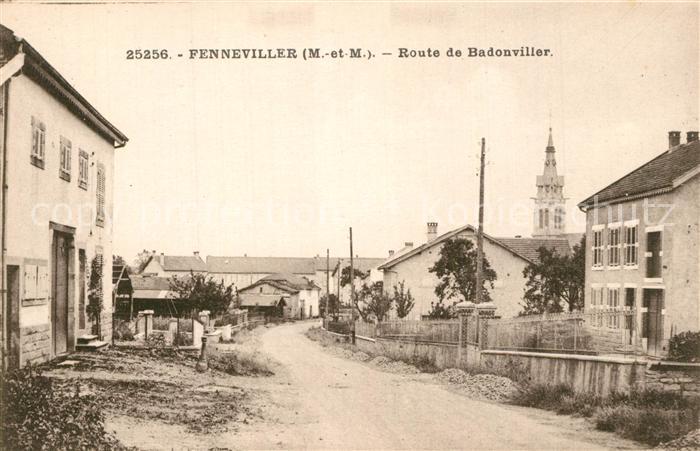 Fenneviller Route de Badonviller