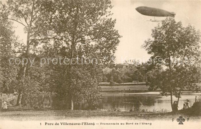 Meudon Parc de Villeneuve l'Etang Promenade Zeppelin