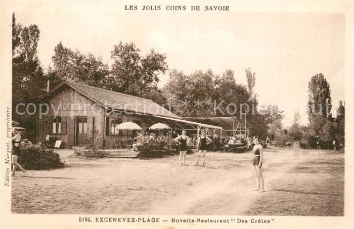 Excenevex Plage Buvette Restaurant Des Crêtes