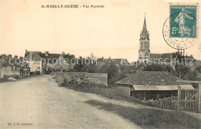 Saint-Mars-la-Briere Vue partielle Eglise