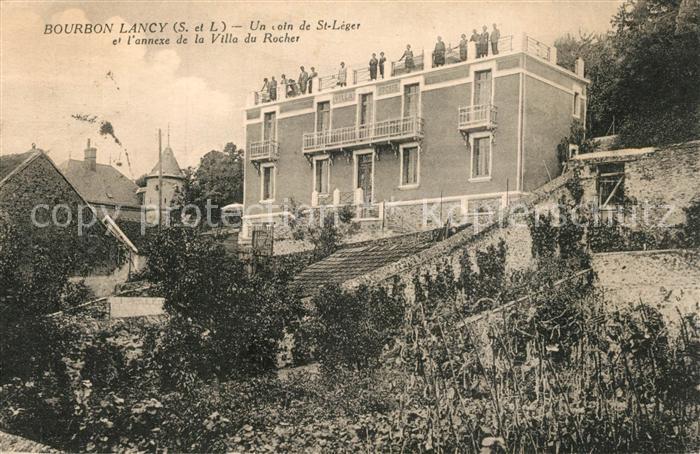 Bourbon-Lancy Un coin de Saint Léger Villa du Rocher
