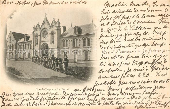 Soligny-la-Trappe Abbaye de la Grande Trappe le portail