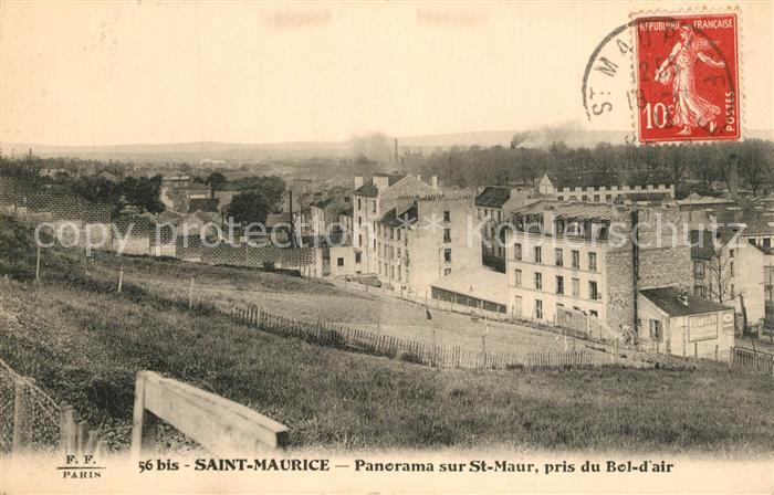 Saint-Maurice Creteil Panorama vue prise du Bol d air