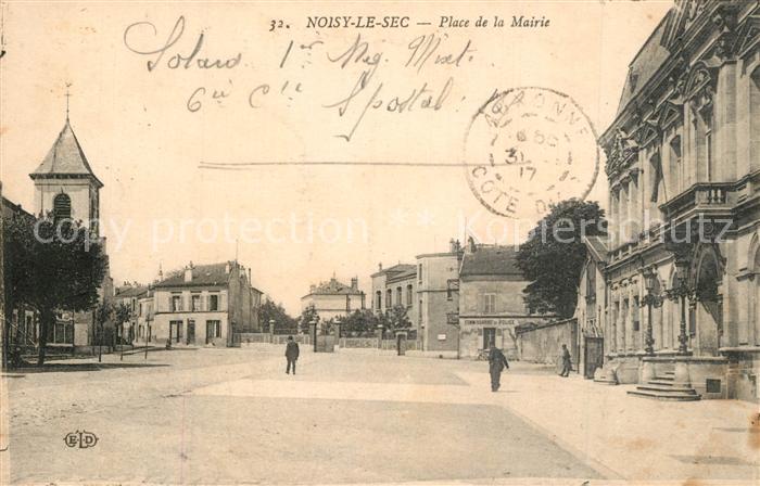 Noisy-le-Sec Place de la Mairie Eglise